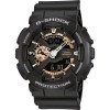 Ceas Sport Casio G-SHOCK GA-110 Rose Black-NOU 2025 ! NEGRU MAT CRONOGRAF ACTIV, Analog &amp; digital, Alarma