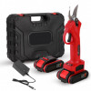 Foarfeca Gradina cu Acumulator Roco 21V 2Ah, 28mm Taiere, 2 Acumulatori, Cutie Transport, Accesorii