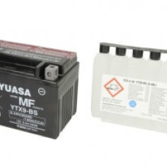 Baterie AGM/Dry charged with acid/Starting YUASA 12V 8,4Ah 135A L+ Maintenance free electrolyte included 152x87x107mm Dry charged with acid YTX9-BS fi