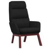 Cumpara ieftin Scaun de relaxare, negru, material textil