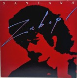 Santana &lrm;&ndash; Zebop! NM / NM vinil LP disc rock afro cubano jazz CBS Europa 1981