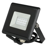 Reflector LED, 10 W, IP65, aluminiu, lumina albastra, Negru