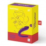 Satisfyer Partner Double Classic - Vibrator Clitoris Cupluri, Reincarcabil, 7 Functii, Silicon, Rezistent la Apa