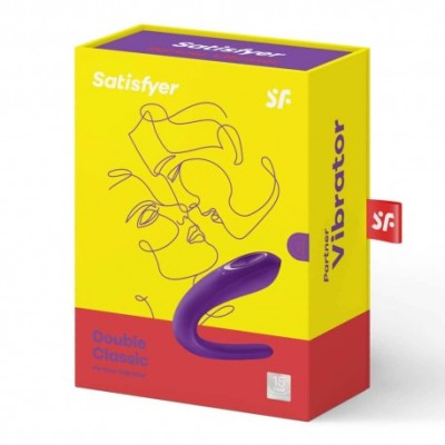 Stimulator (06) vibrator clitoris Satisfyer Partner Double Classic foto