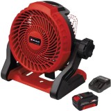 Einhell GE-CF 18/2200 Li PXC + Starter Kit - Ventilator 3 trepte + Set 1 acumulator si incarcator Li-Ion 18 V 4 Ah