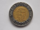 1000 SUCRES 1996 ECUADOR