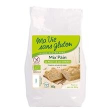 Amestec Bio pentru Paine cu Mei Fara Gluten Ma Vie Sans Gluten 500gr Cod: 5778 Amestec Bio pentru Paine cu Mei Fara Gluten Ma Vie Sans Gluten 500gr Cod: 5778