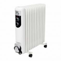 Radiator cu ulei, 13 elementi, 230v, 2500w, protectie supraincalzire, home