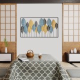Cumpara ieftin Tablou metalic Zevahir Multicolor 115x3x60 cm
