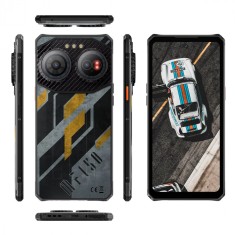 Telefon mobil F150 Air3 Doodle, Rugged ultra slim, 4G, Dynamic Island, 6.6 HD+, 24GB RAM (12GB +12GB extensibili), 512GB ROM, Camera 100MP, 30W, Dual