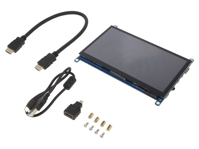 Ecran LCD Grafic 7&quot; 1024x600 pentru Raspberry Pi 4B