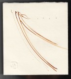 Bogdan Tanase Marinescu - Compoziție grafică - Haiku Issa, fata/verso, 2024, Nonfigurativ, Cerneala, Abstract