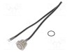 Comutator anti-vandalism ONPOW Poz: 2 SPST-NO 50mA/24VDC IP65 albă