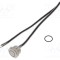 Comutator anti-vandalism ONPOW Poz: 2 SPST-NO 50mA/24VDC IP65 albă