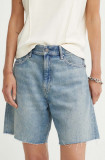 G-Star Raw pantaloni scurti jeans femei, neted, high waist