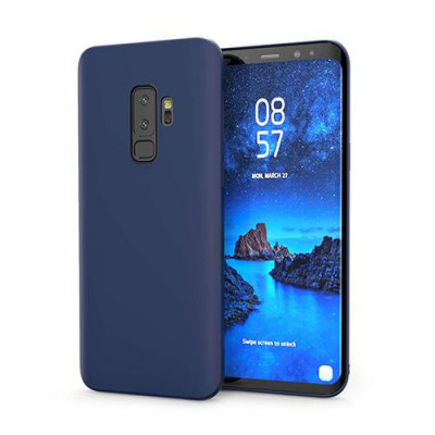 Husa Telefon Silicon Samsung Galaxy S9+ g965 Matte Dark Blue foto