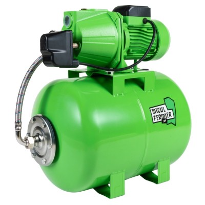 Hidrofor Micul Fermier 1.5 kW, debit maxim 3000l/h, inaltime maxima de pompare 53m, corp pompa fonta, butelie 50L FarmGarden AgroTrade foto