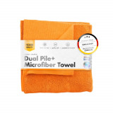 Laveta Microfibre ChemicalWorkz Dual Pile Towel, 550 GSM, 40 x 40cm, Portocaliu