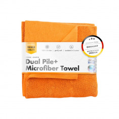 Laveta Microfibre ChemicalWorkz Dual Pile Towel, 550 GSM, 40 x 40cm, Portocaliu