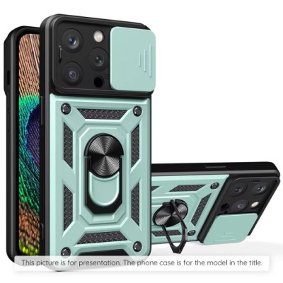 Husa pentru Honor Magic7 Lite / X9c - Techsuit CamShield Series - Green foto