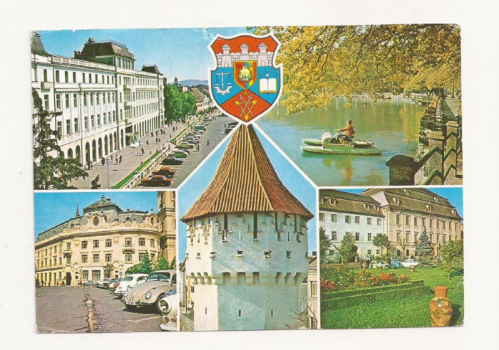 CA18 -Carte Postala- Sibiu, Hotel Bulevard, circulata 1978
