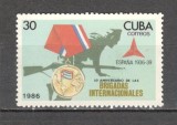 Cuba.1986 50 ani Brigazile internationale din Spania SC.673