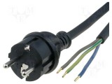 Cablu 3x1,5mm2 CEE 7/7 JONEX cu mufă, 1,5m