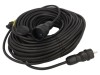 Prelungitor alimentare KEL 3x1,5mm2 50m 16A, 1 priză, negru