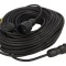 Prelungitor alimentare KEL 3x1,5mm2 50m 16A, 1 priză, negru