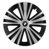 Set 4 capace roti Glory Gri-Negru R16, Compatibil Cu BMW