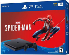 Consola Sony Playstation 4 Pro 1Tb Black + Marvel S Spider-Man Ps4 foto