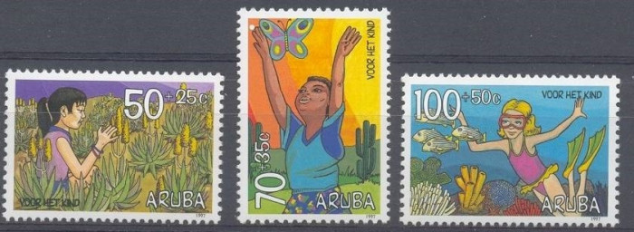 Aruba 1997 - Pt.copii 3v,neuzat,perfecta stare(z)
