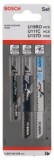 Set 8 panze lemn-metal U118A,U19BO,U111C,U101B,U144D - 3165140151368, Bosch