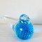 Statueta cristal sommerso bule controlate Pasare - design Germano Padoan Mantorp