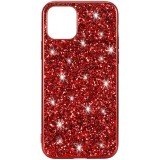 Husa TPU OEM Glitter Powder pentru Apple iPhone 11 Pro, Rosie