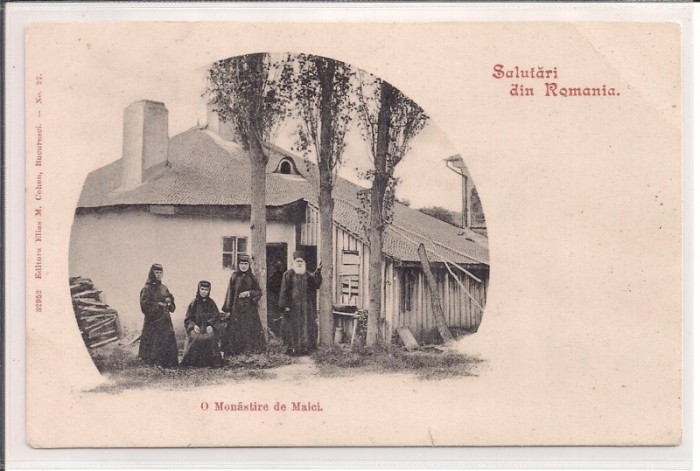 Cartepostala necirculata din jurul anului 1900 Romania