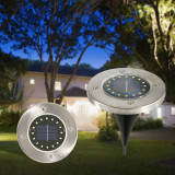 Cumpara ieftin Lampa Solara estetica exterioara de gradina, cu 16 LED-uri, cu suport scurt, AVEX