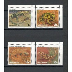 Australia 1983 Mi 826/29 MNH, nestampilat - Animale pe cale de disparitie