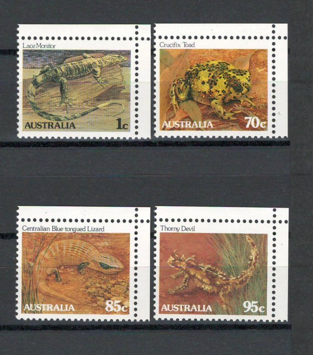 Australia 1983 Mi 826/29 MNH, nestampilat - Animale pe cale de disparitie