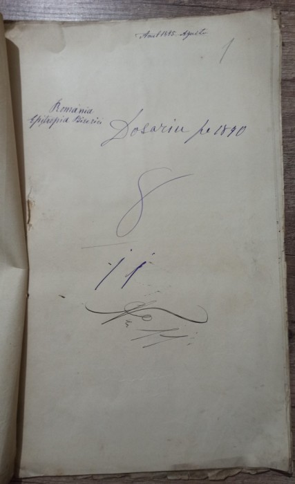 Dosar diverse documente oficiale Epitropia Bisericei Sf. Dumitru Colentina 1890