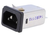 Conector Alimentare AC IEC 60320 6A 250VAC 0.7mH