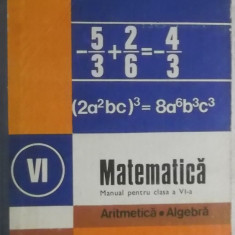 C. P. Popovici, I. C. Ligor - Matematica, manual pentru clasa a VI-a (clasa 6)