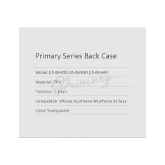 Husa Usams Primary Series iPhone XS Transparenta