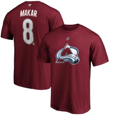 Colorado Avalanche tricou de bărbați Cale Makar #8 Name &amp;amp; Number T-Shirt - Burgundy - L