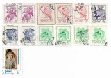 Polonia - Marci diverse (13 buc.), 1974 - valori obliterate
