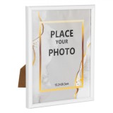 Ramă Foto, Model Simplu, Alb, Dimensiune Fotografie 15x20 cm, Oem