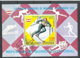 Eq. Guinea 1976 Sport, perf. sheet, used N.005, Stampilat