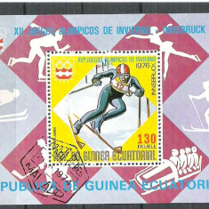 Eq. Guinea 1976 Sport, perf. sheet, used N.005