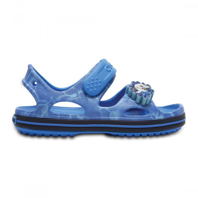 Sandale Crocs Crocband II LED Sandal Albastru - Cerulean Blue foto