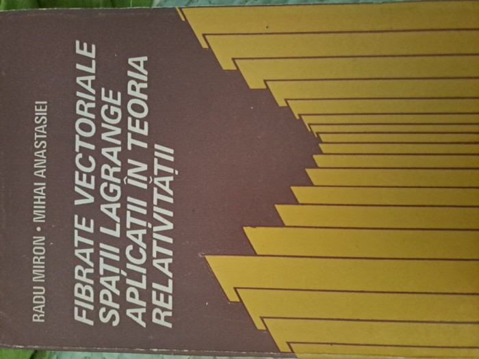 Fibrate Vectoriale/Spatii Lagrange- Anastasiei